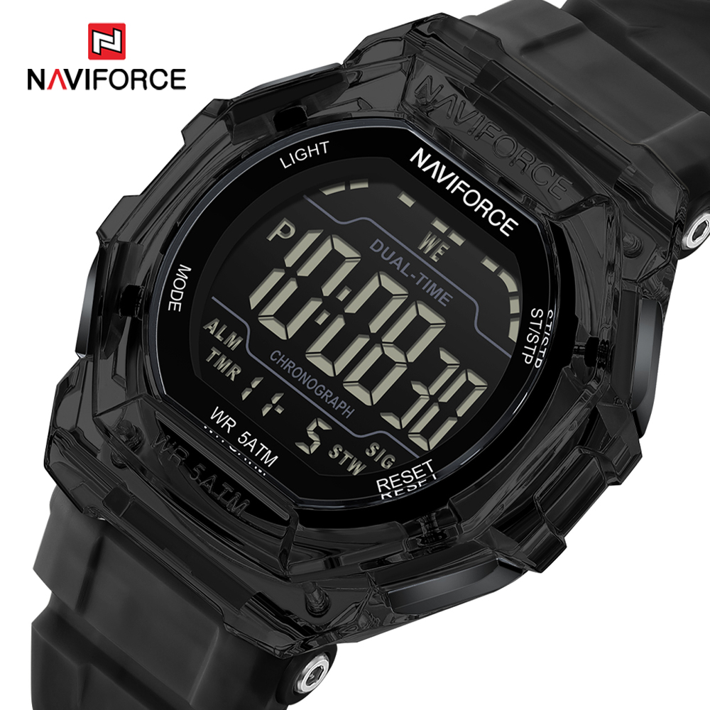 Field Watch Military - Jam Tangan Digital LED Multifungsi NAVIFORCE