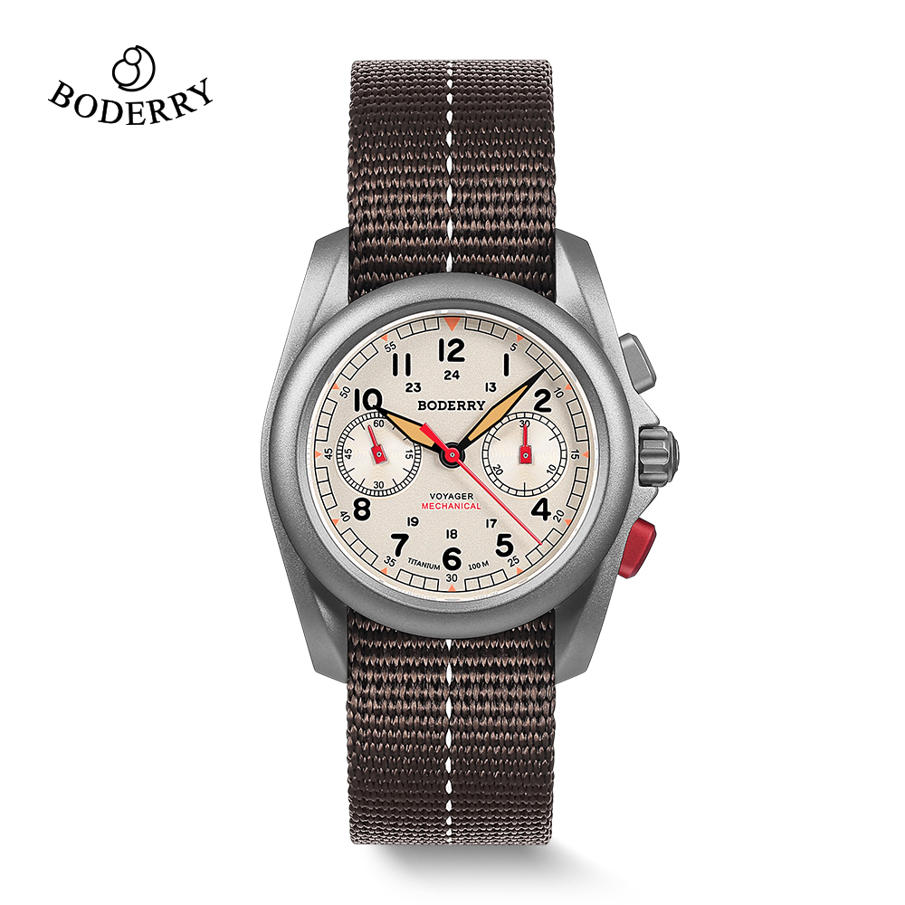 Field Watch Military - BODERRY Jam Tangan Lapangan Pria Jam
