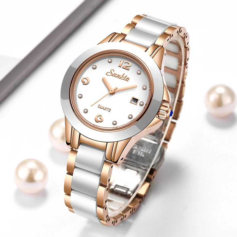 Luxury Watch Quartz - Sunkta Jam Tangan Wanita Kuarsa Kasual
