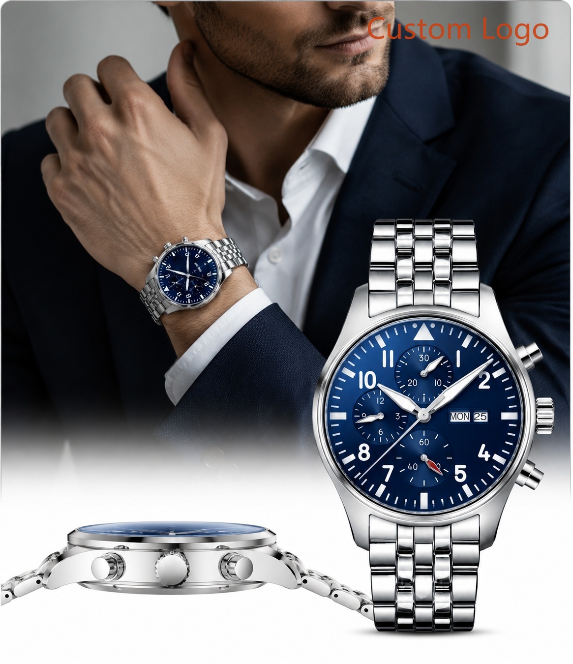 Watch Triangle Luxury - Jam Tangan Pria Pilot Militer Klasik