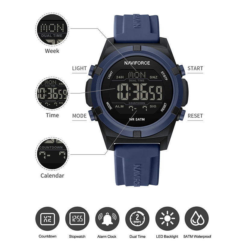 Jam Tangan NAVIFORCE 2026 Untu - Field Watch Military ulasan dan harga