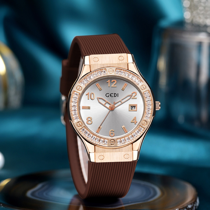 Jam Tangan Wanita Fashion GEDI - Luxury Watch Arabic ulasan dan harga