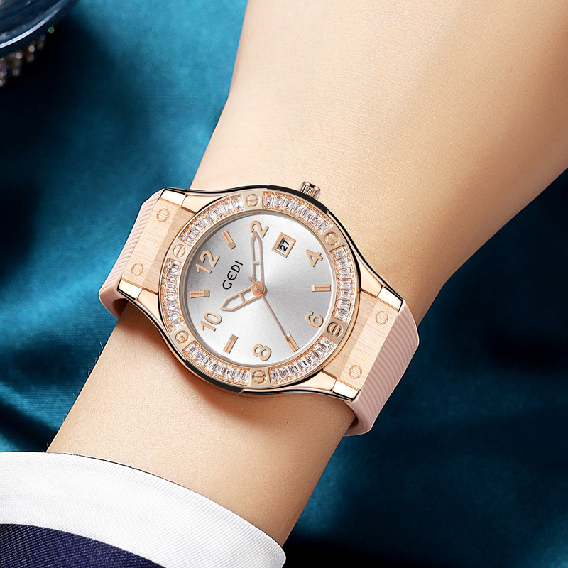Jam Tangan Wanita Fashion GEDI - Luxury Watch Arabic ulasan dan harga