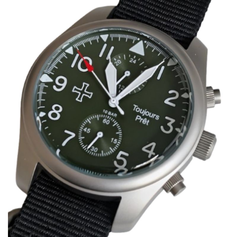 Toujours Pret Dual Time GMT Qu - Field Watch Military ulasan dan harga