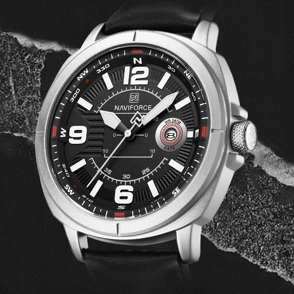 NAVIFORCE Jam Tangan Pria Berk - Field Watch Military ulasan dan harga