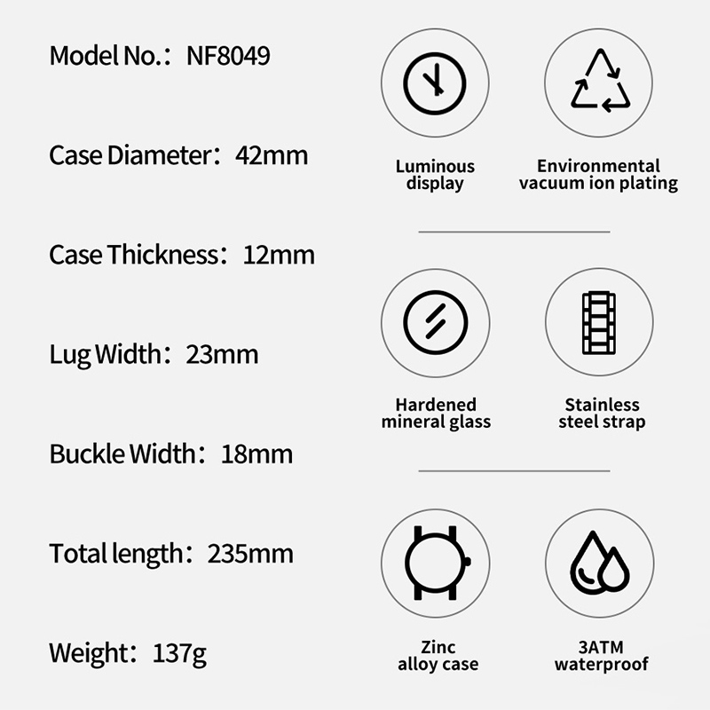 NAVIFORCE jam tangan klasik pr - Field Watch Military ulasan dan harga