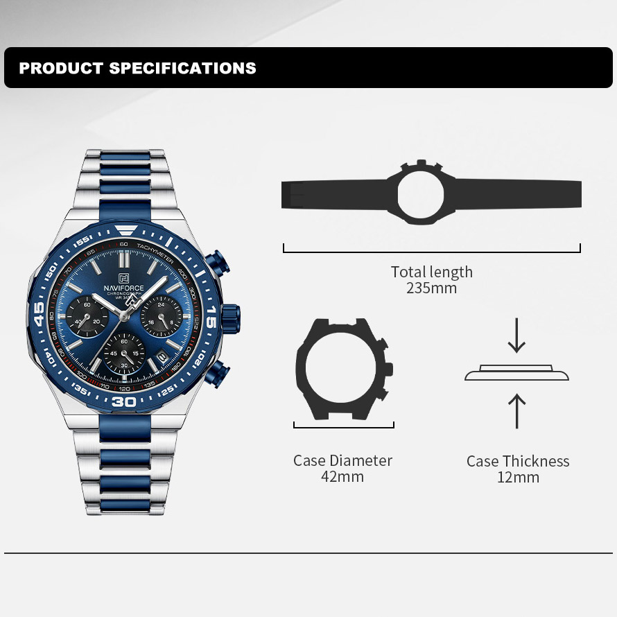 NAVIFORCE jam tangan klasik pr - Field Watch Military ulasan dan harga