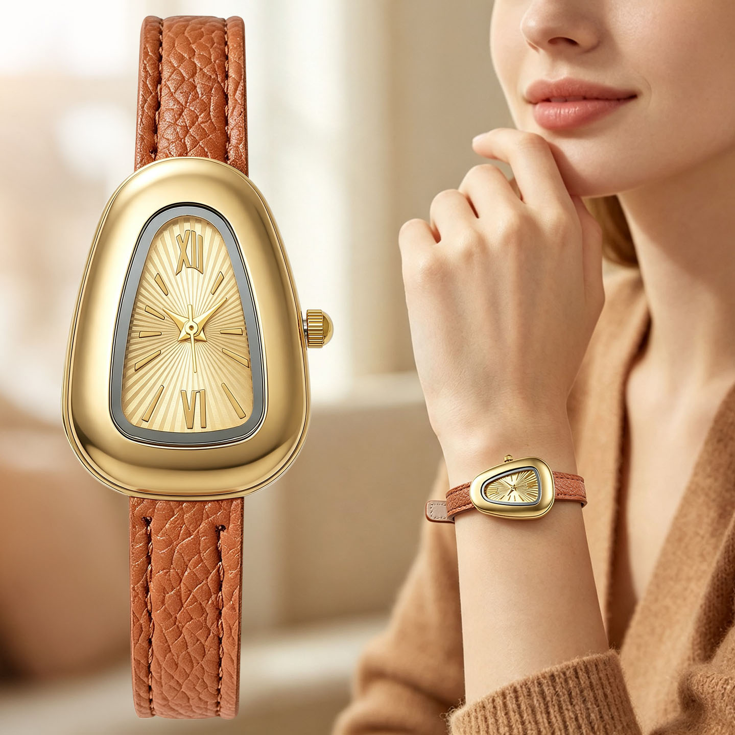 Jam Tangan Kuarsa Oval Tidak B - Watch Triangle Luxury ulasan dan harga