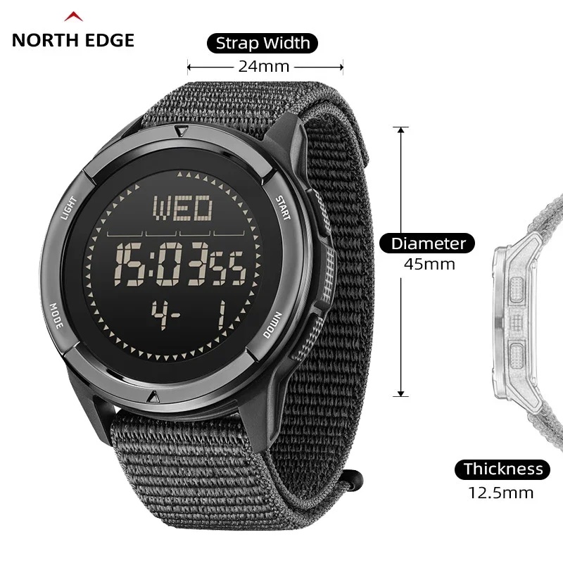 NEW NORTH EDGE Jam Tangan Olah - Field Watch Military ulasan dan harga