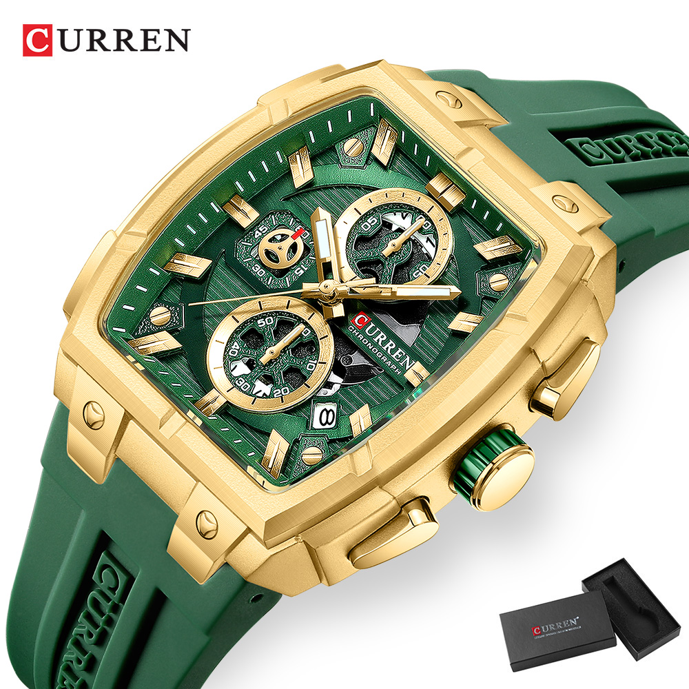 Jam Tangan Mewah Vintage CURRE - Luxury Watch With Bracelet ulasan dan harga