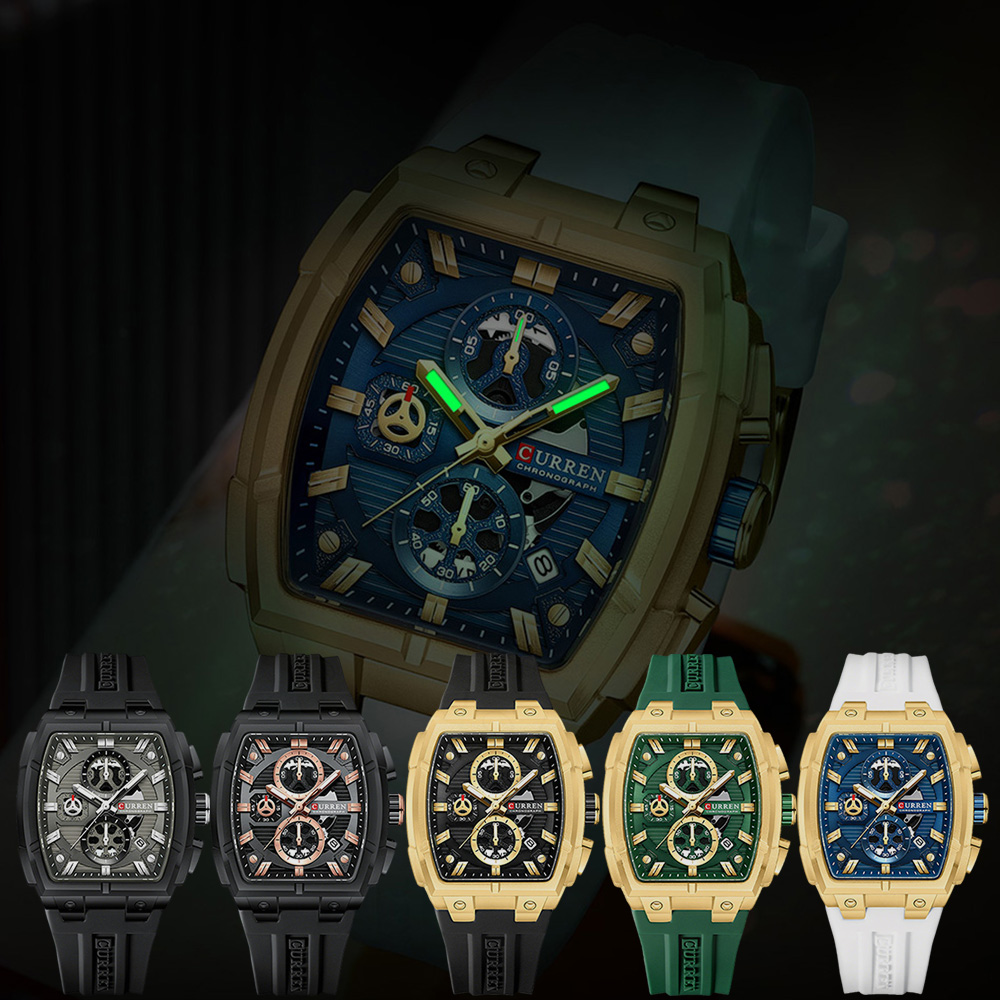 Jam Tangan Mewah Vintage CURRE - Luxury Watch With Bracelet ulasan dan harga