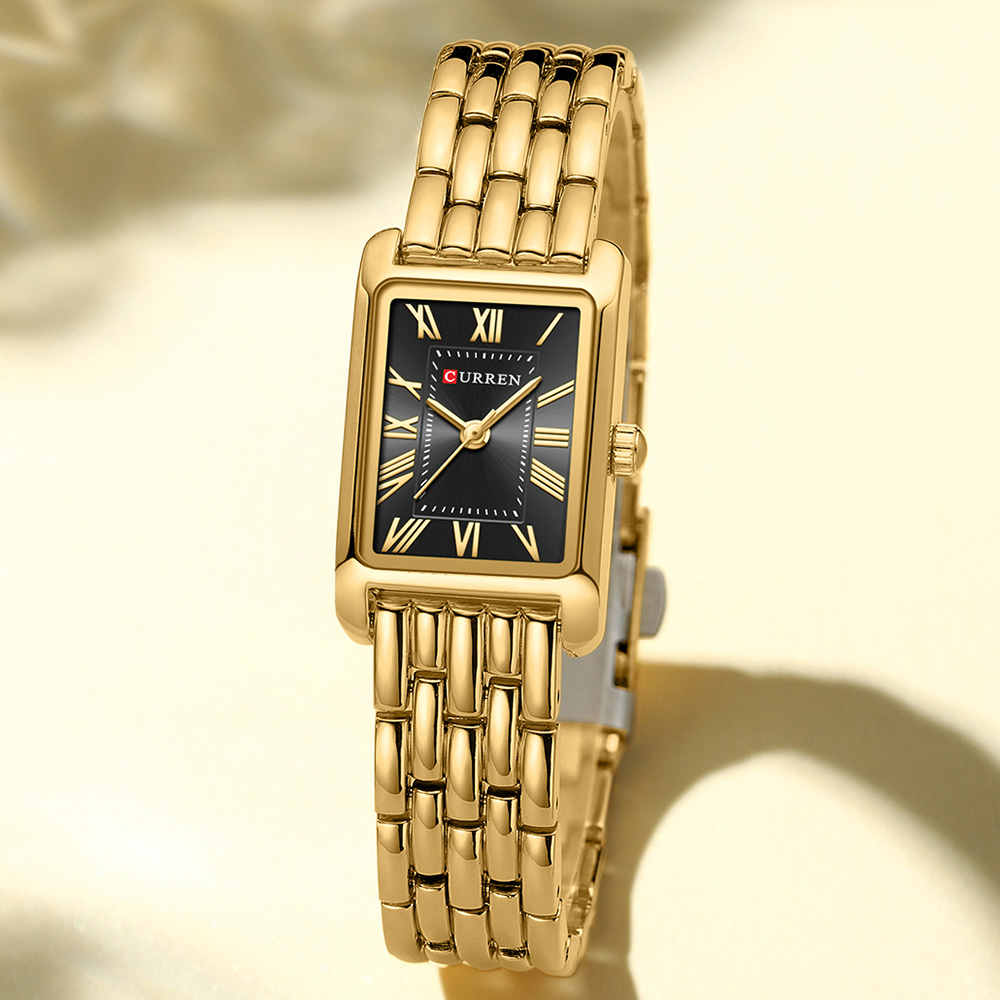 CURREN Jam Tangan Wanita Mewah - Luxury Watch Square ulasan dan harga