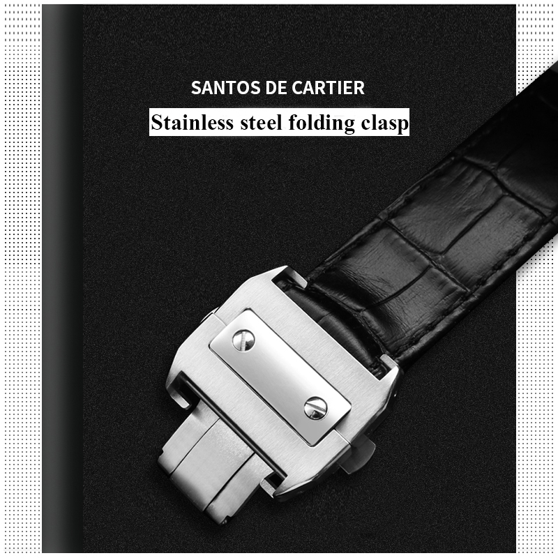 Tali jam kulit sapi kualitas t - Cartier Watch Santos ulasan dan harga