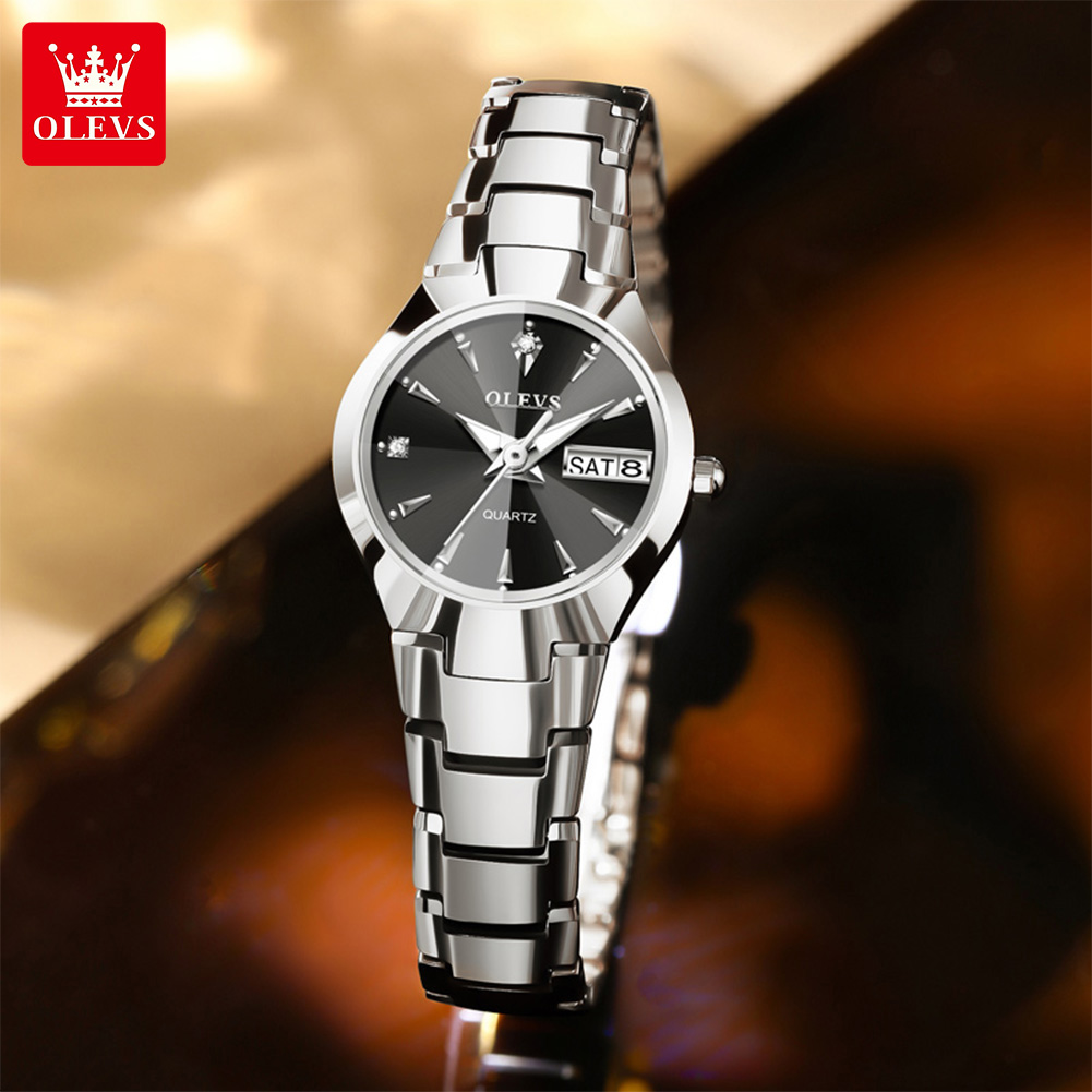 OLEVS Jam Tangan Wanita 8697 J - Luxury Watch With Bracelet ulasan dan harga