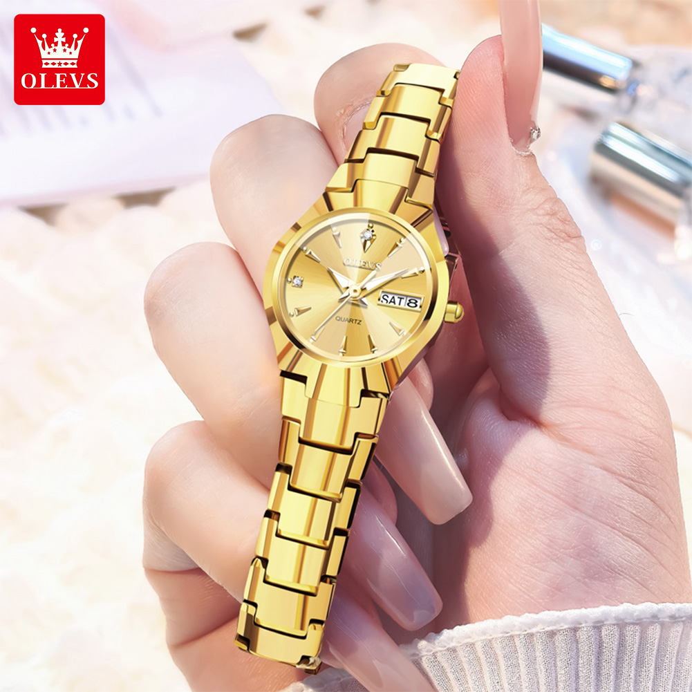 OLEVS Jam Tangan Wanita 8697 J - Luxury Watch With Bracelet ulasan dan harga