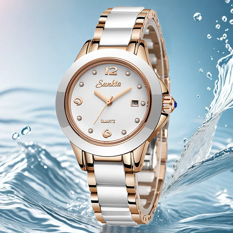 Sunkta Jam Tangan Wanita Kuars - Luxury Watch Quartz ulasan dan harga