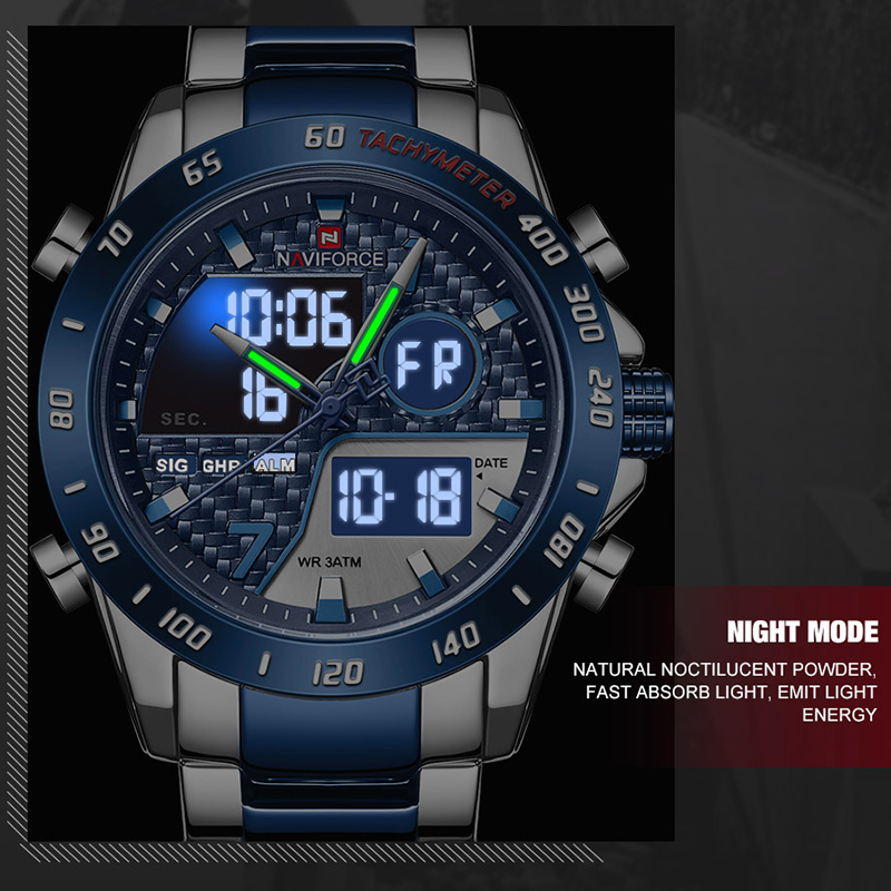 NAVIFORCE Jam Tangan Pria Mere - Field Watch Military ulasan dan harga