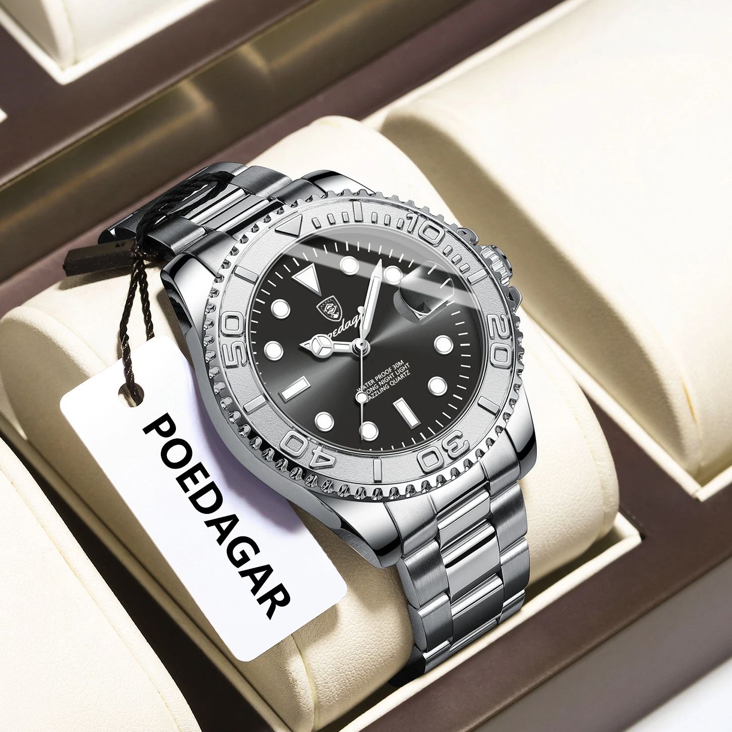 POEDAGAR Jam Tangan Pria Olahr - Luxury Watch With Bracelet ulasan dan harga