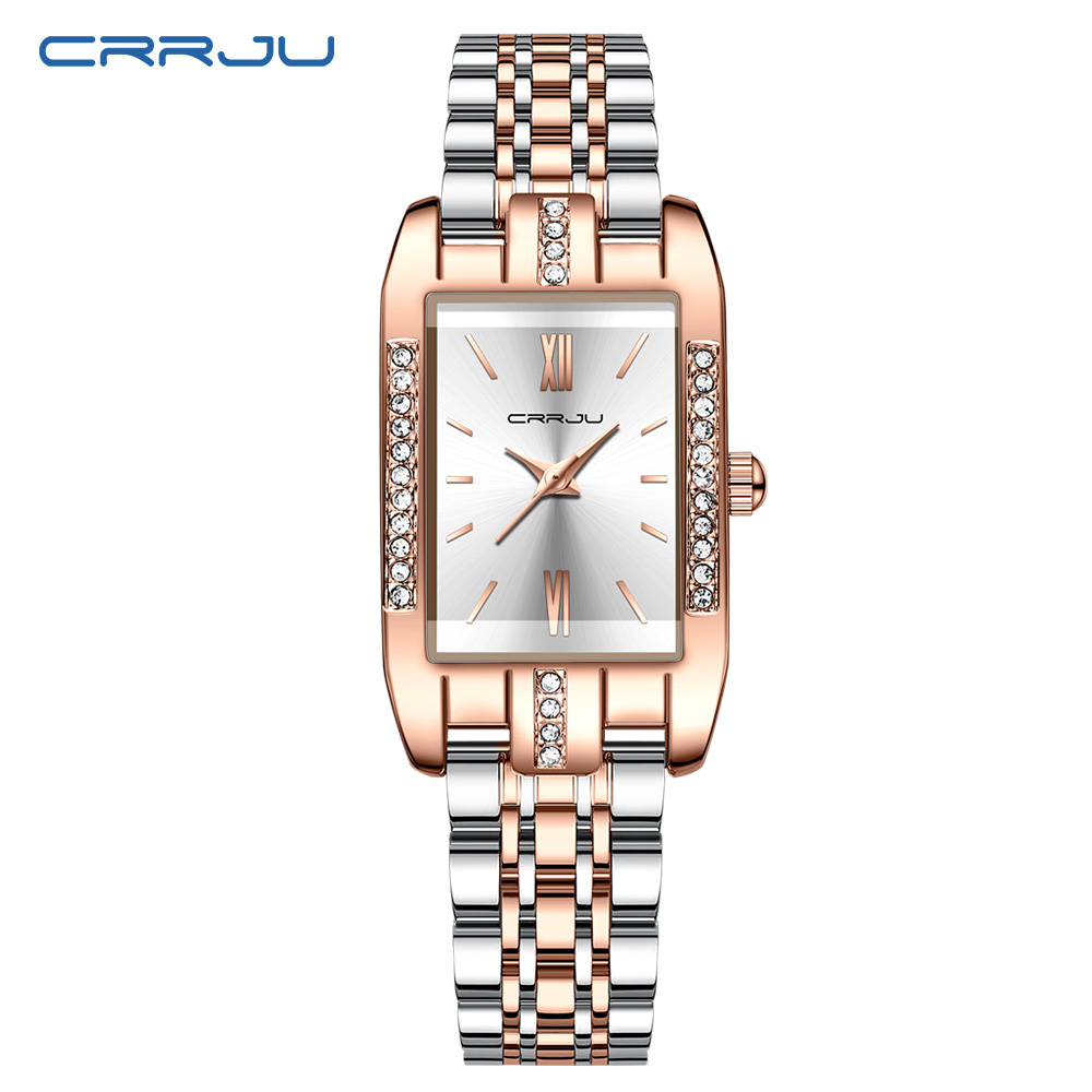 CRRJU Jam Tangan Persegi Mewah - Luxury Watch Square ulasan dan harga