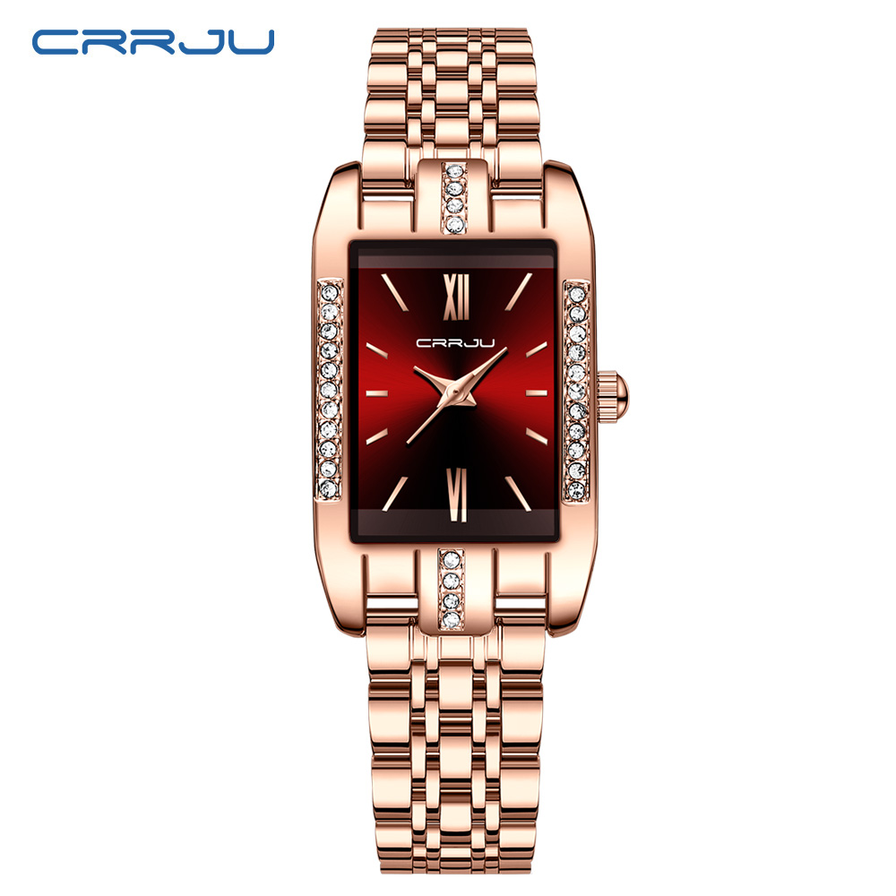 CRRJU Jam Tangan Persegi Mewah - Luxury Watch Square ulasan dan harga