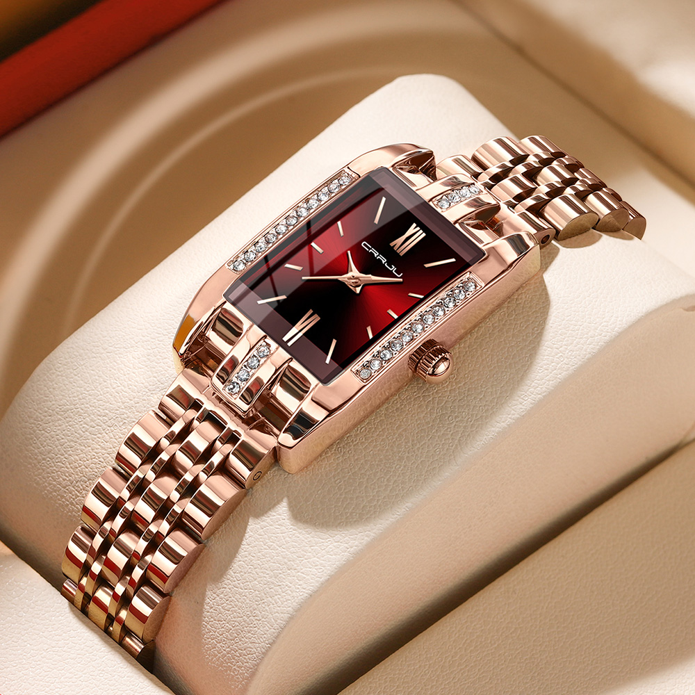 CRRJU Jam Tangan Persegi Mewah - Luxury Watch Square ulasan dan harga