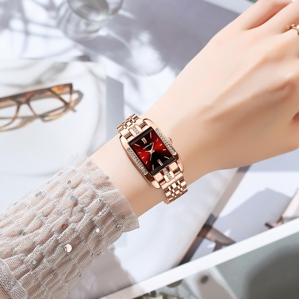 CRRJU Jam Tangan Persegi Mewah - Luxury Watch Square ulasan dan harga