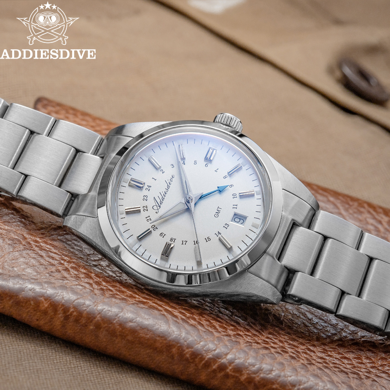 ADDIESDIVE Jam Tangan GMT Mewa - Luxury Watch With Bracelet ulasan dan harga