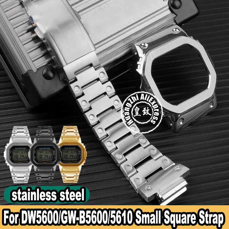 Mod kit GM5600 tali jam logam  - Luxury Watch G Shock ulasan dan harga