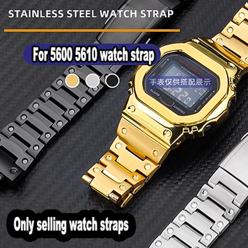 Mod kit GM5600 tali jam logam  - Luxury Watch G Shock ulasan dan harga