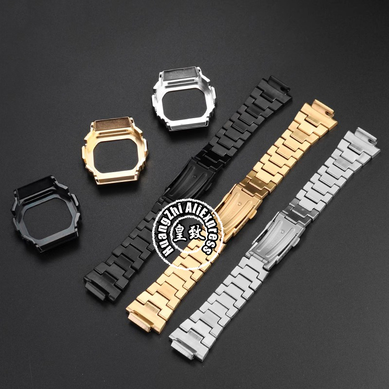 Mod kit GM5600 tali jam logam  - Luxury Watch G Shock ulasan dan harga