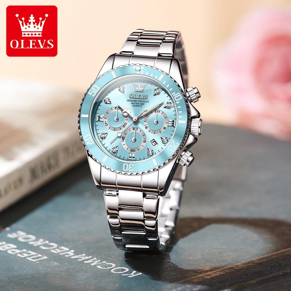 OLEVS Jam Tangan Wanita 5632 J - Luxury Watch With Bracelet ulasan dan harga