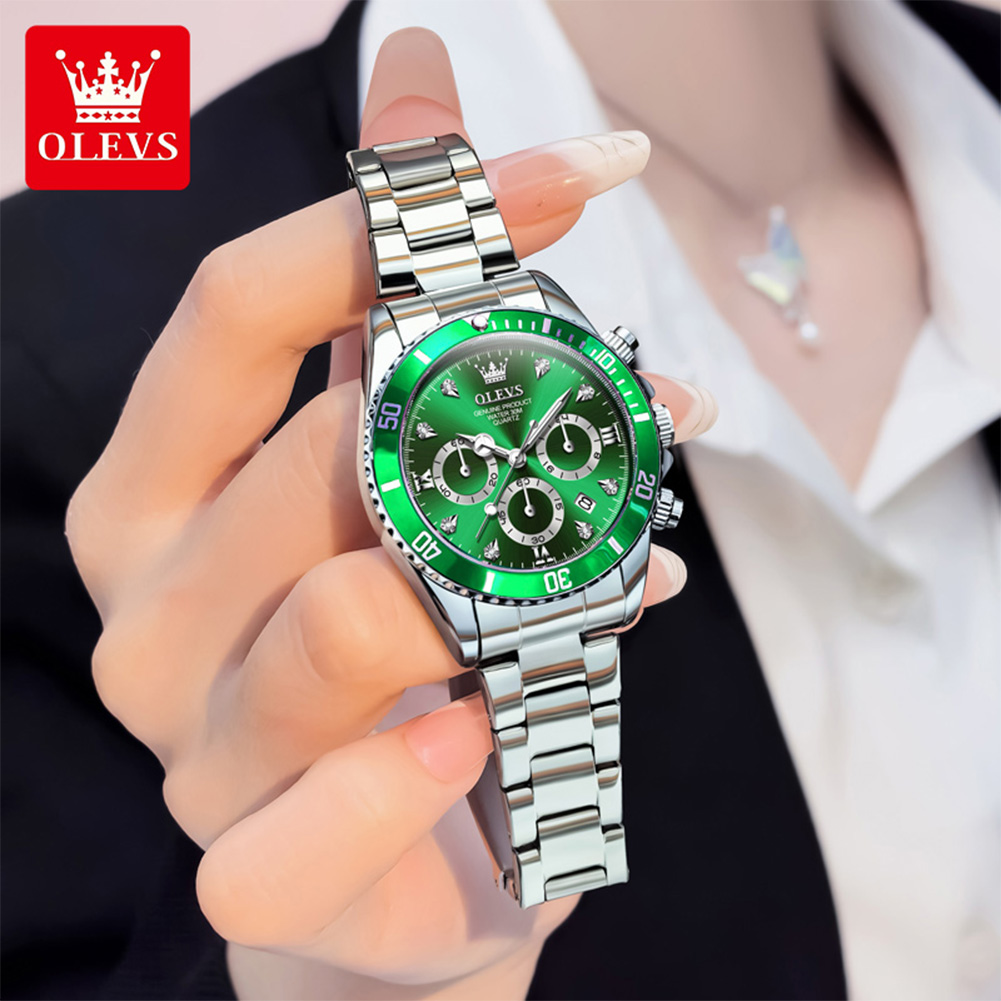 OLEVS Jam Tangan Wanita 5632 J - Luxury Watch With Bracelet ulasan dan harga