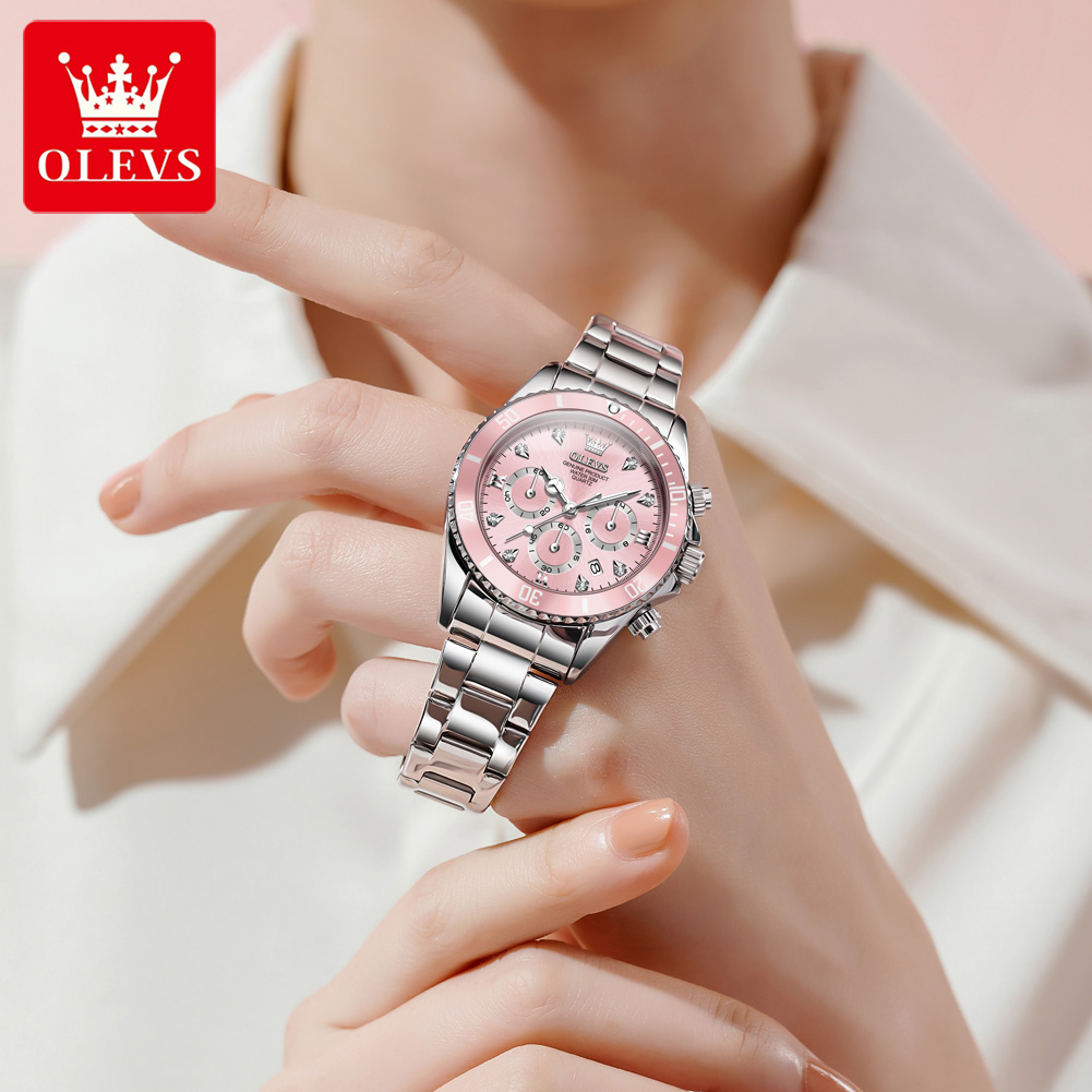 OLEVS Jam Tangan Wanita 5632 J - Luxury Watch With Bracelet ulasan dan harga