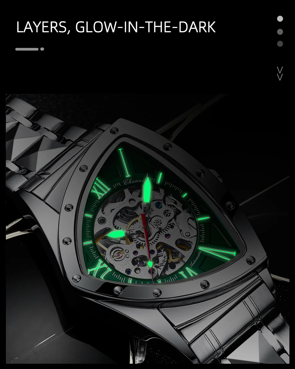 Jam Tangan Pria Mewah Desainer - Watch Triangle Luxury ulasan dan harga