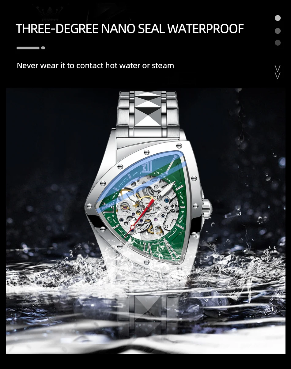 Jam Tangan Pria Mewah Desainer - Watch Triangle Luxury ulasan dan harga