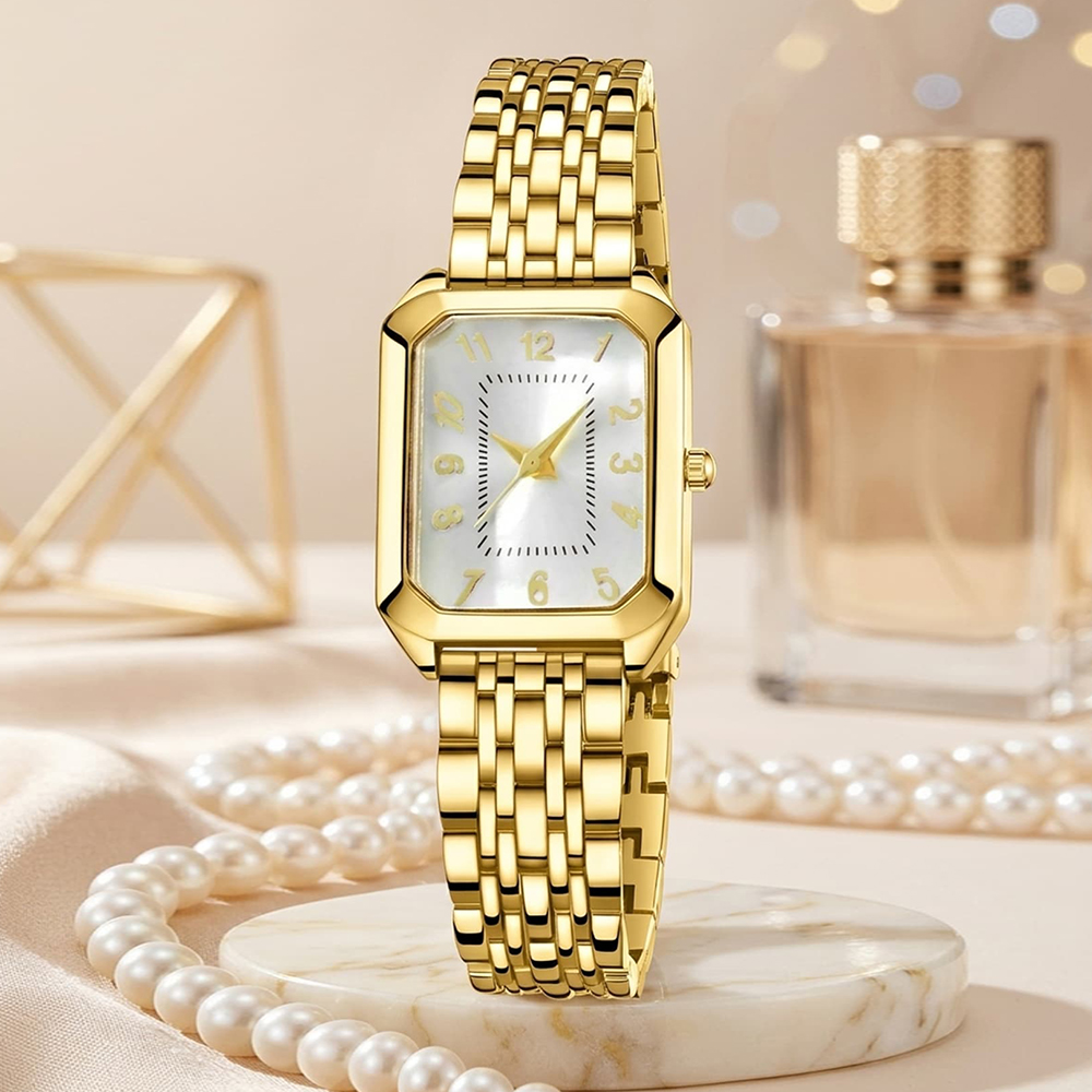 1Pcs Jam Tangan Perhiasan Unis - Luxury Watch Square ulasan dan harga