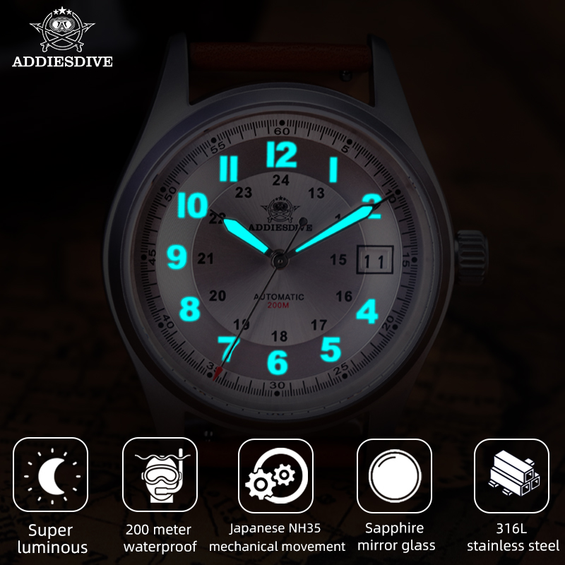 Adpeso Dive jam tangan pria ta - Automatic Pilot Watch ulasan dan harga