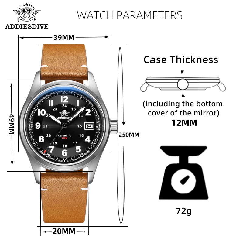 Adpeso Dive jam tangan pria ta - Automatic Pilot Watch ulasan dan harga
